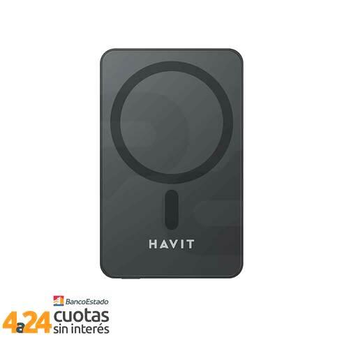 Bateria Portátil Magsafe 5000mAh Havit PB5216 Negro