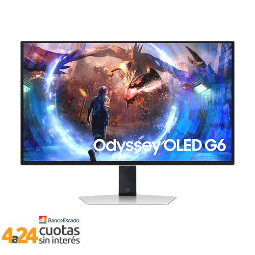 Monitor Gamer 27"" Odyssey G6 - QHD, Panel OLED, 360Hz(0.03ms), FreeSync PremiumPro, HDR10 (Pivoteable) (LS27DG600SLXZS)