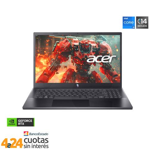 Notebook Nitro V Intel Core i9-13900H NVIDIA GEForce RTX 4060 8GB 15.6"" FHD IPS 32GB RAM 1TB SSD Windows 11 Negro ANV15-51-97WF-1 