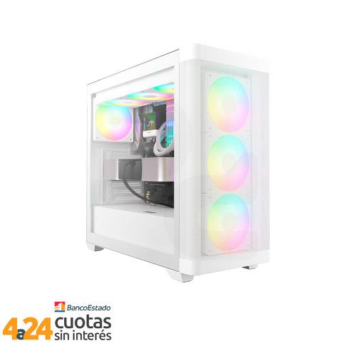 Gabinete ATX Athena M3 ARGB Blanco