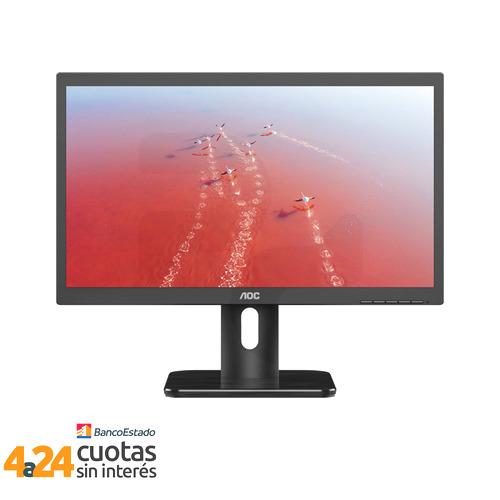 Monitor AOC 21.5"" Full HD (1920x1080) 60Hz, 2ms, Panel TN, Low Blue Mode & Flicker Free, HDMI/VGA, Montaje Vesa (22E1H)