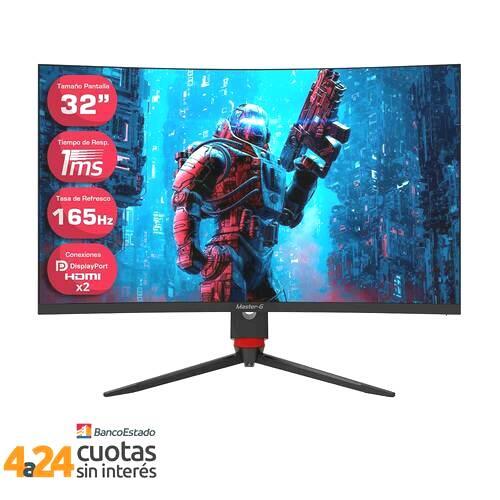 Monitor Gamer Master-G 32"", Curvo, FHD, 165Hz, 1ms, VA, FreeSync, HDR, 3240C