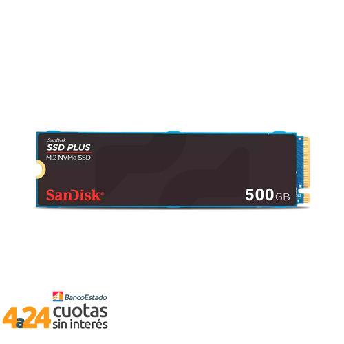 Unidad SSD 500GB M.2 NVMe/PCIe PLUS