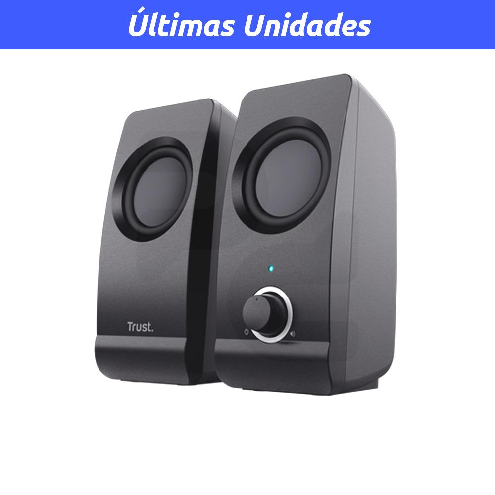 Parlante PC altavoces estéreo Trust 2.0 Negro