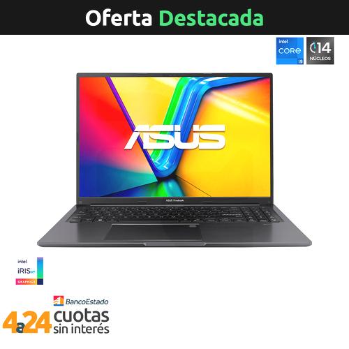 Notebook Vivobook 16 X1605 Intel Core i9-13900H 16.0"" WUXGA 60Hz 16GB 512GB X1605VA-MB205W