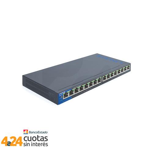 Switch PoE de 16 puertos Gigabit