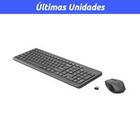 Combo Teclado + Mouse Inálambrico HP 330 Inglés - Negro