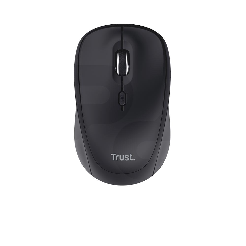 Trust Mouse Multidispositivo Inálambrico Silencioso Yvi+ - Negro