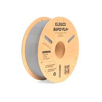 Filamento PLA+ Rapid Alta Velocidad Gris para Impresión 3D 1Kg Elegoo