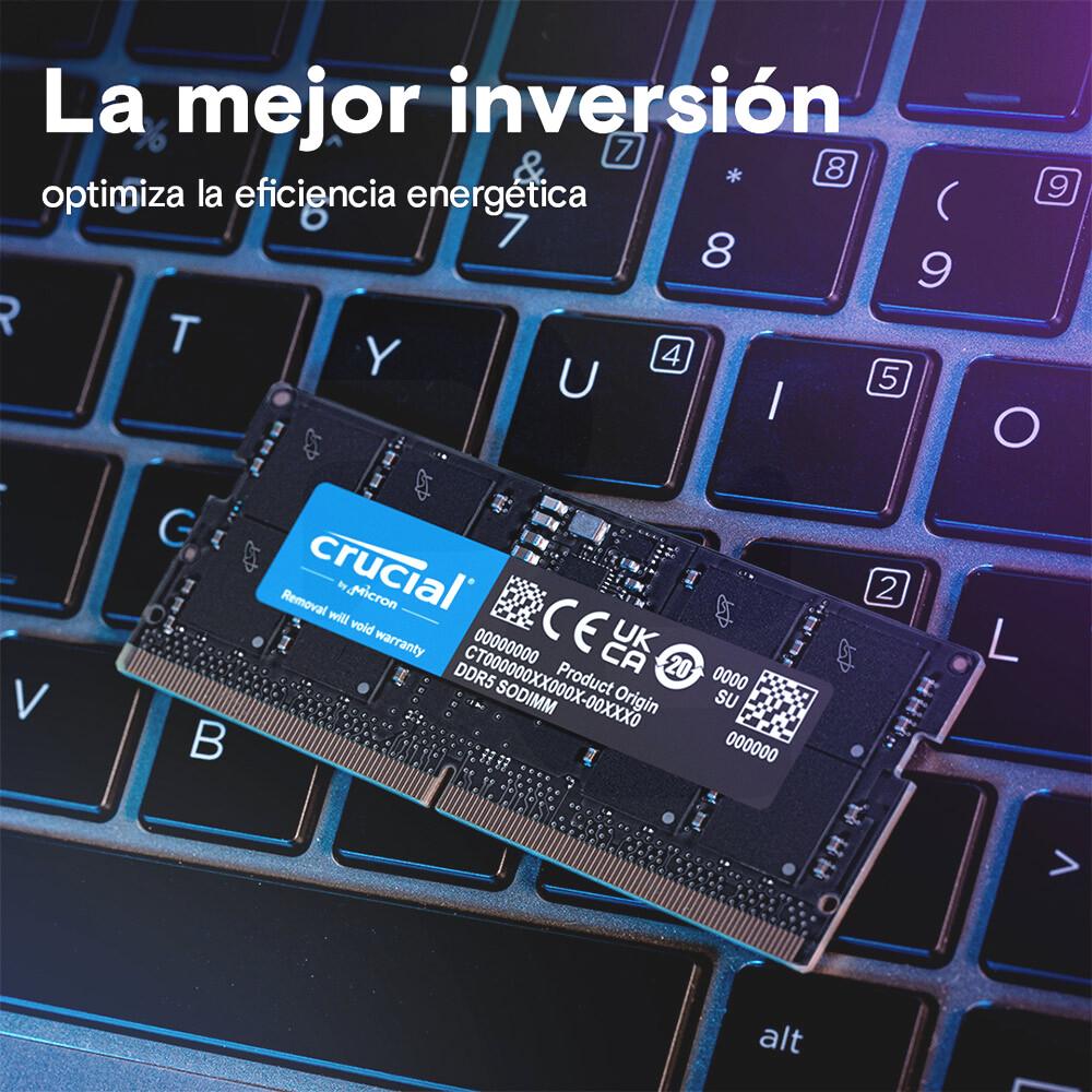 Crucial CT32G56C46S5 (1 x 32 GB | SO-DIMM DDR5-5600) | SoloTodo.cl