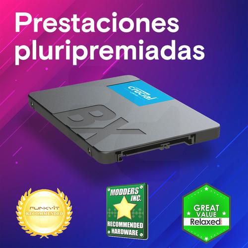 Crucial Unidad SSD BX500 4000GB (4TB) NAND SATA 2.5 | pc Factory