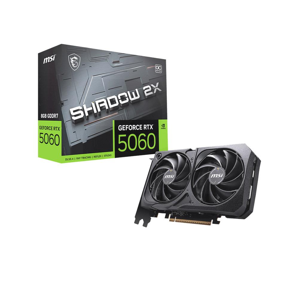 Tarjeta de Video NVIDIA Geforce RTX 5060 SHADOW 2X OC060 8G
