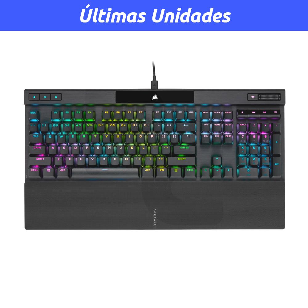 Teclado Gamer Alámbrico Mecánico K70 RGB PRO - Negro