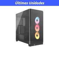Gabinete Frame 4500X RS-R ARGB Tempered Glass Mid-Tower, Black