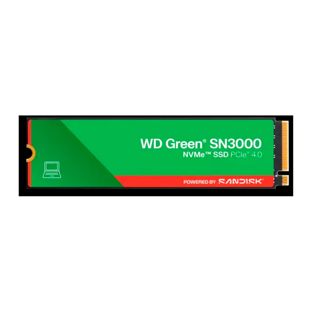 WD Unidad SSD 1TB SN3000 NVMe SSD Green NVMe Performance | pc Factory