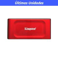 Unidad SSD Externa 1TB Kingston XS1000 Rojo