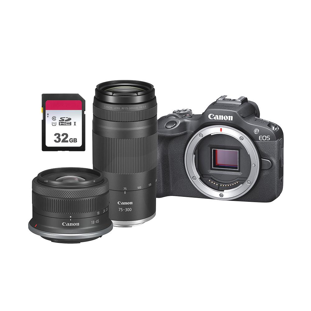Canon キャノン EOS R100 Cámara sin espejo Canon EOS R100 con lente de 18-45 mm | Ebest