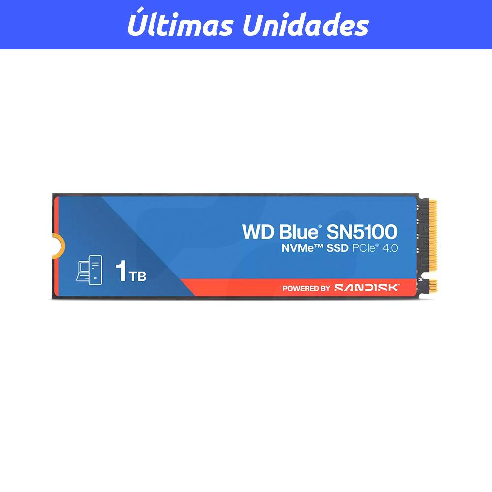 WD Unidad SSD 1TB NVMe WD Blue SN5100 | pc Factory
