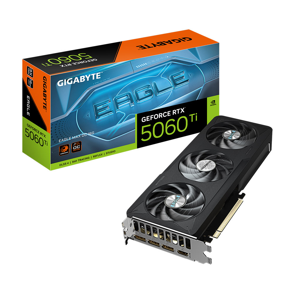GIGABYTE GEFORCE RTX 5060 Ti 16gb本体 Gigabyte Tarjeta de Video NVIDIA GeForce RTX 5060Ti Eagle Max OC
