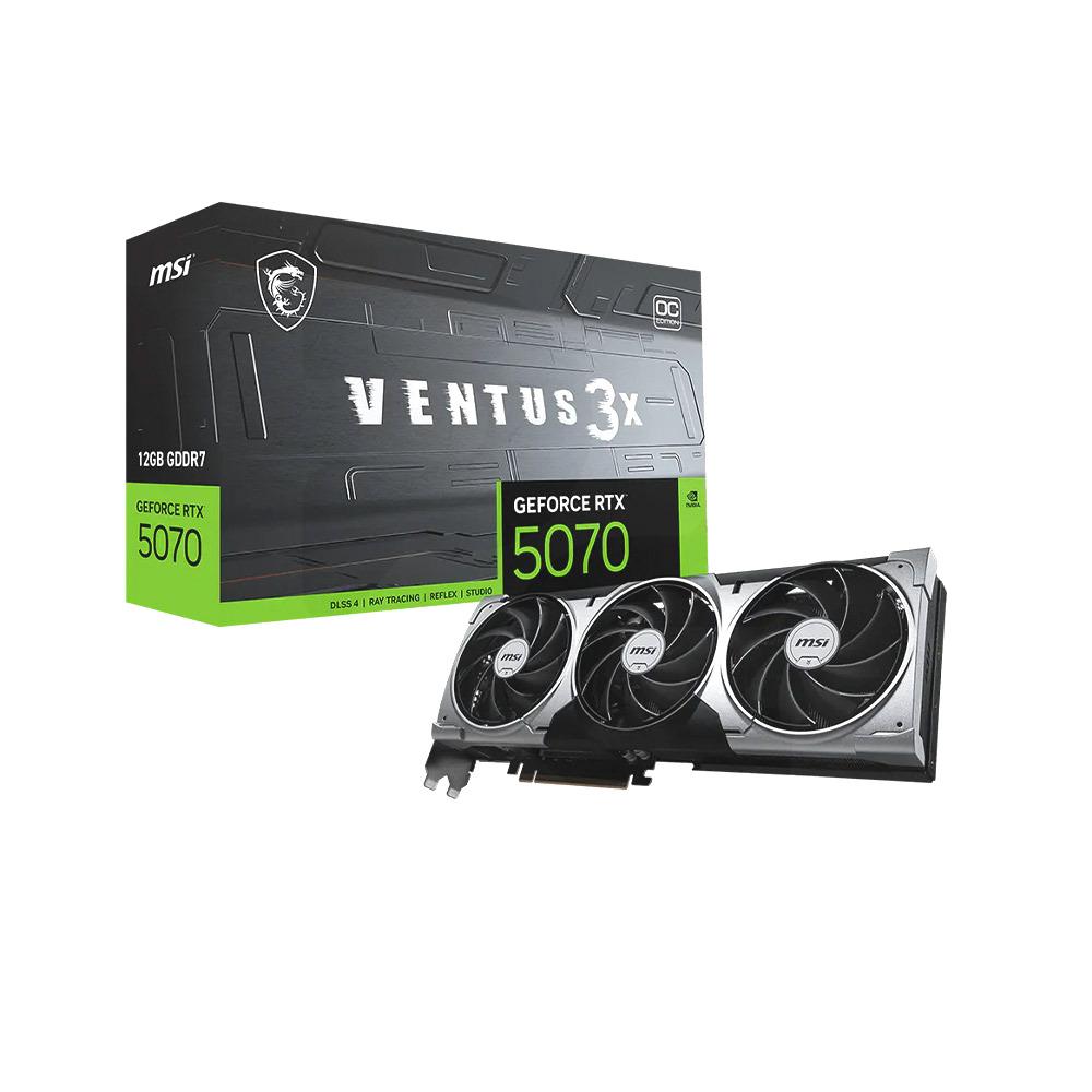 Tarjeta de Video Nvidia Geforce RTX 5070 12G VENTUS 3X OC