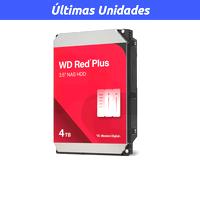 DISCO DURO INTERNO 4TB RED PLUS NAS 3.5 SATA 180 MB/S WESTERN DIGITAL