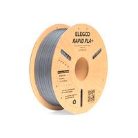 Filamento PLA+ Rapid Alta Velocidad Plateado para Impresión 3D 1Kg Elegoo